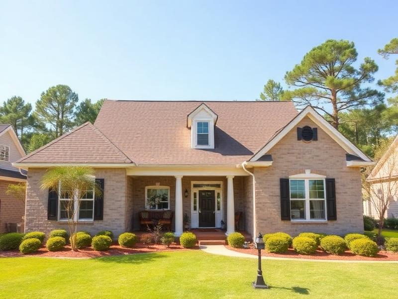 Beautiful home with new roof by A1 Roofing